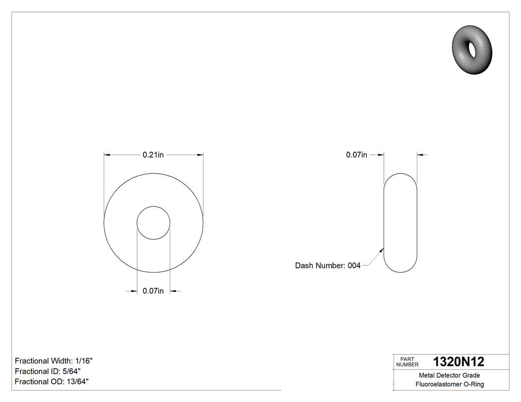 Technical drawing - 1320N12